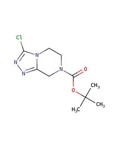 Astatech TERT-BUTYL 3-CHLORO-5,6-DIHYDRO-[1,2,4]TRIAZOLO[4,3-A]PYRAZINE-7(8H)-CARBOXYLATE; 0.25G; Purity 95%; MDL-MFCD26516212